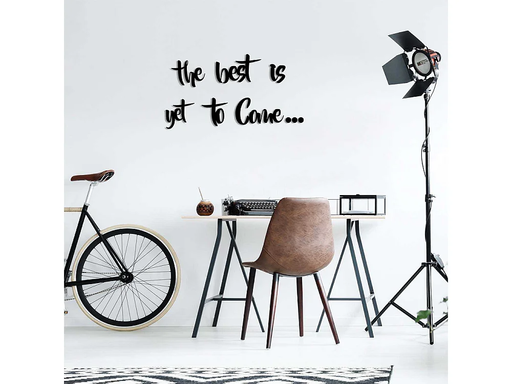 Accesorio decorativo de pared – 100% MDF – Negro