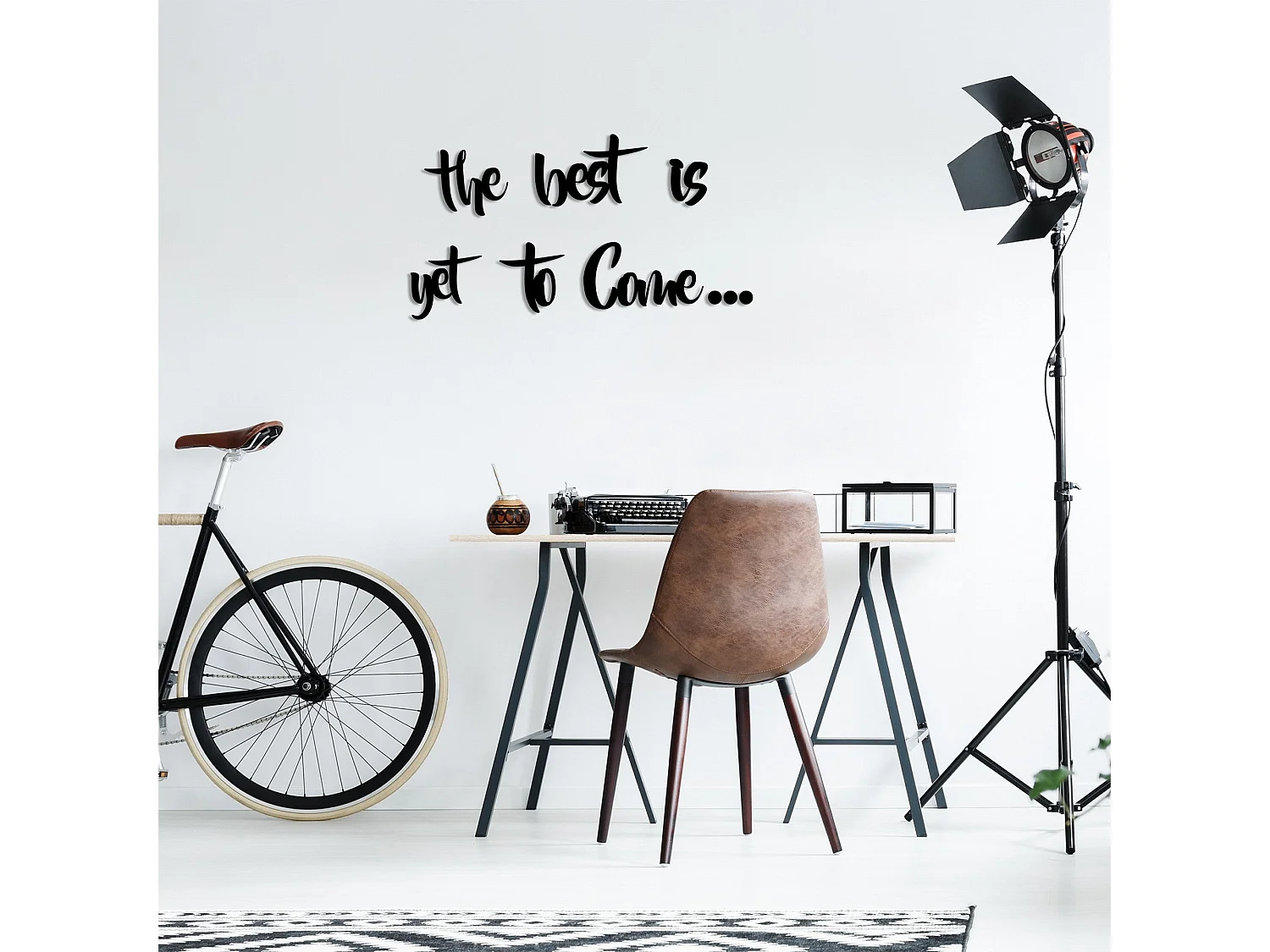 Accesorio decorativo de pared – 100% MDF – Negro