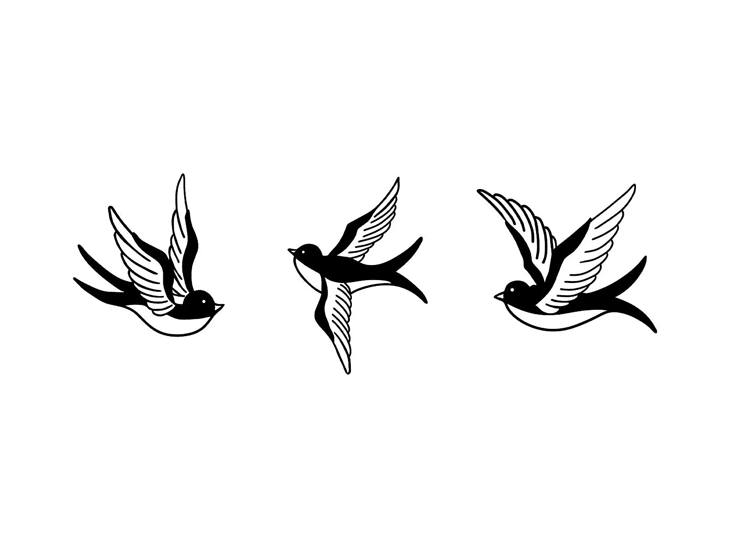 Accesorio decorativo de pared – 22 x 23 cm, 20 x 29 cm, 20 x 24 cm – Negro – Metal