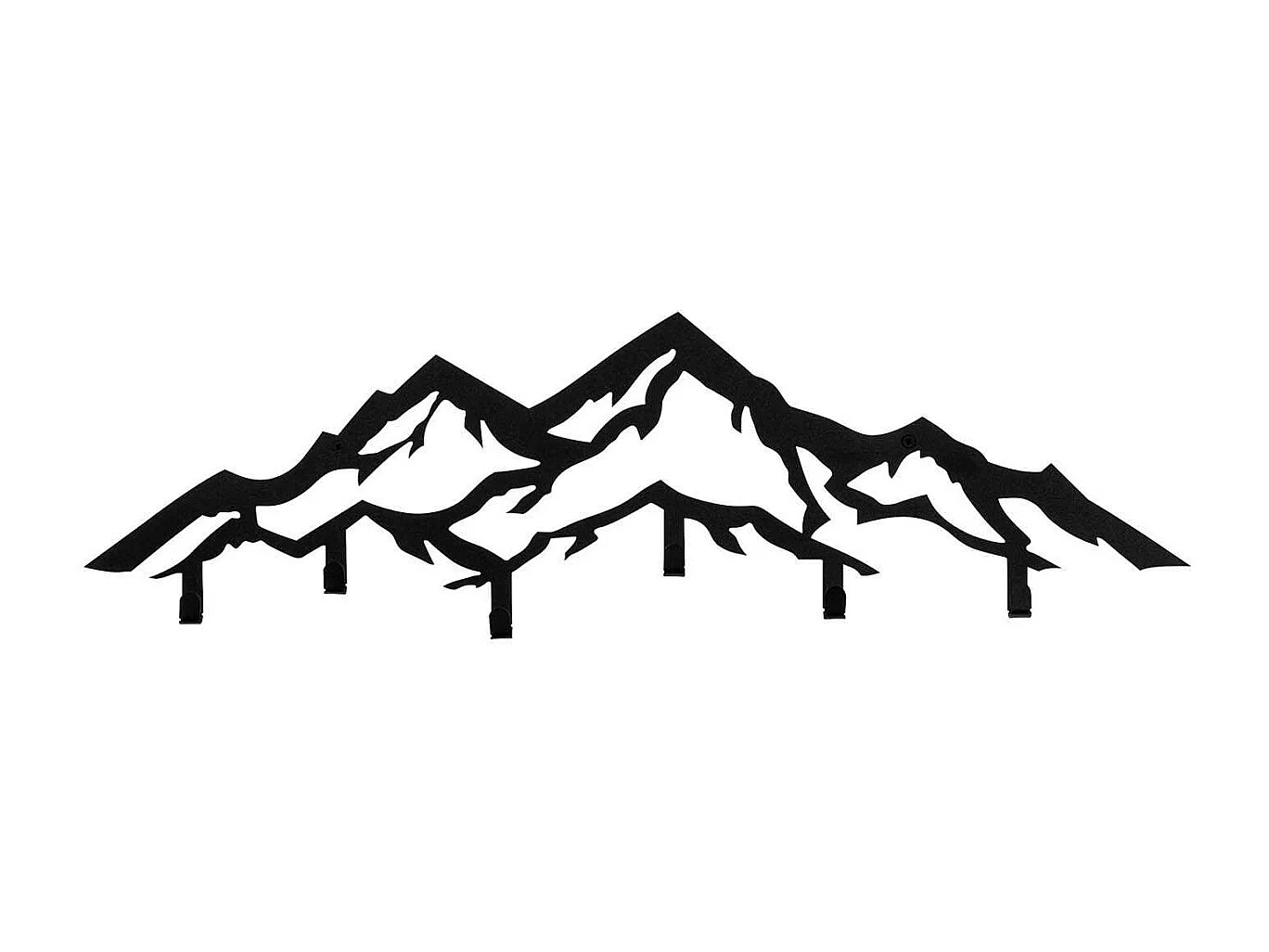 Patère en métal Montagnes