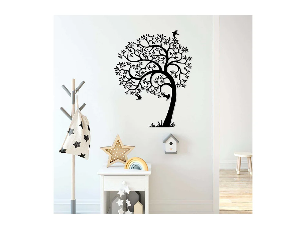 Décoration murale en métal Nature Arbre