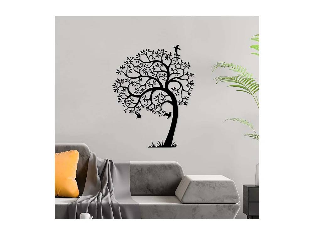 Décoration murale en métal Nature Arbre
