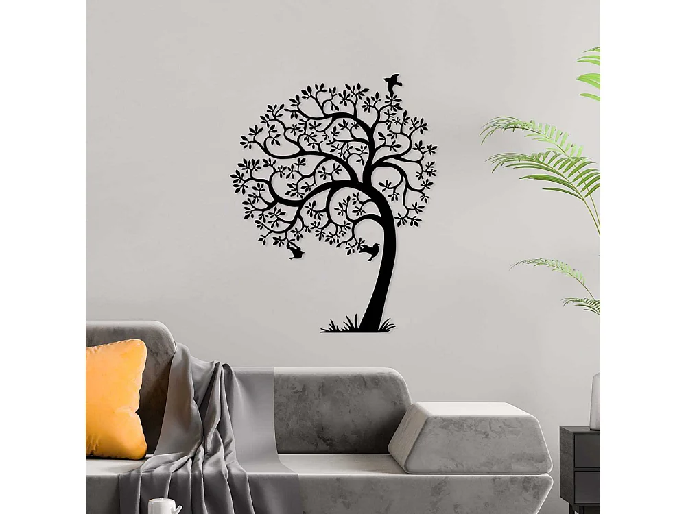 Décoration murale en métal Nature