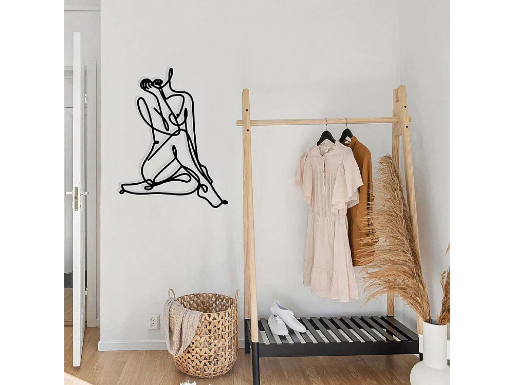 Décoration murale en métal Woman Modèle 4