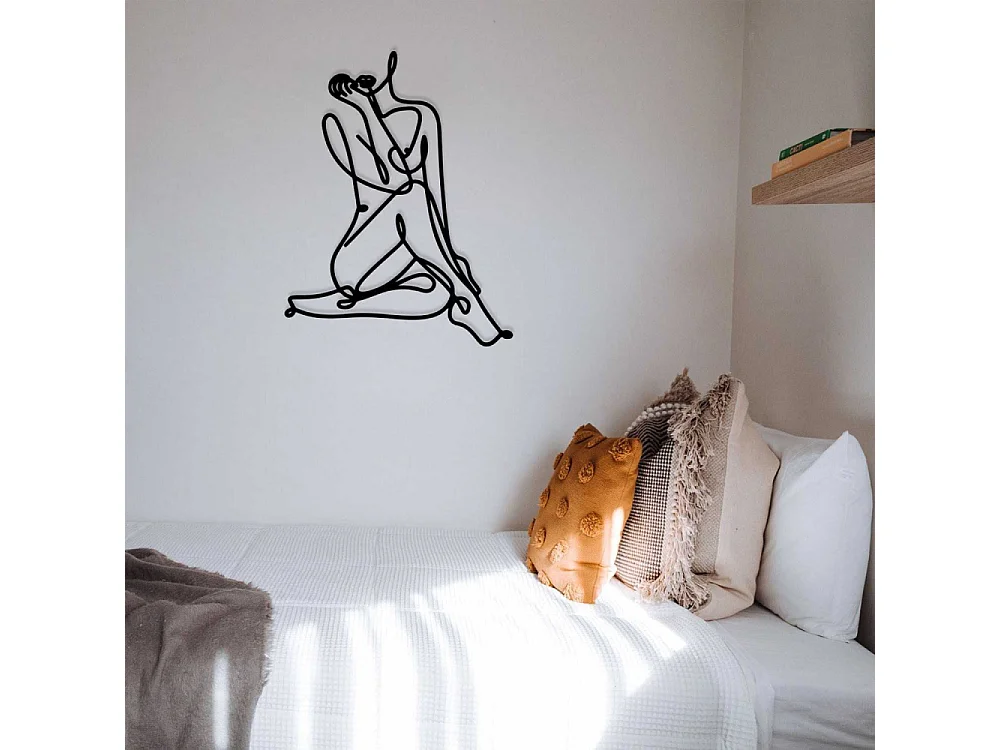 Décoration murale en métal Woman Modèle 4