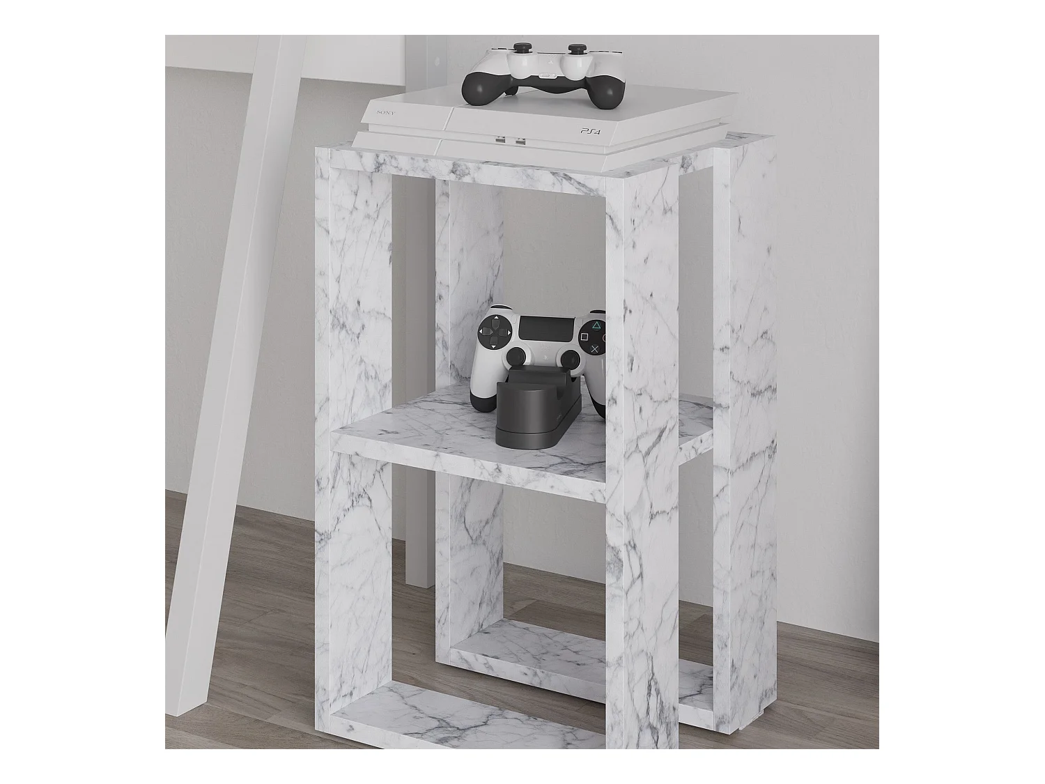 Table de chevet en aggloméré Lonie