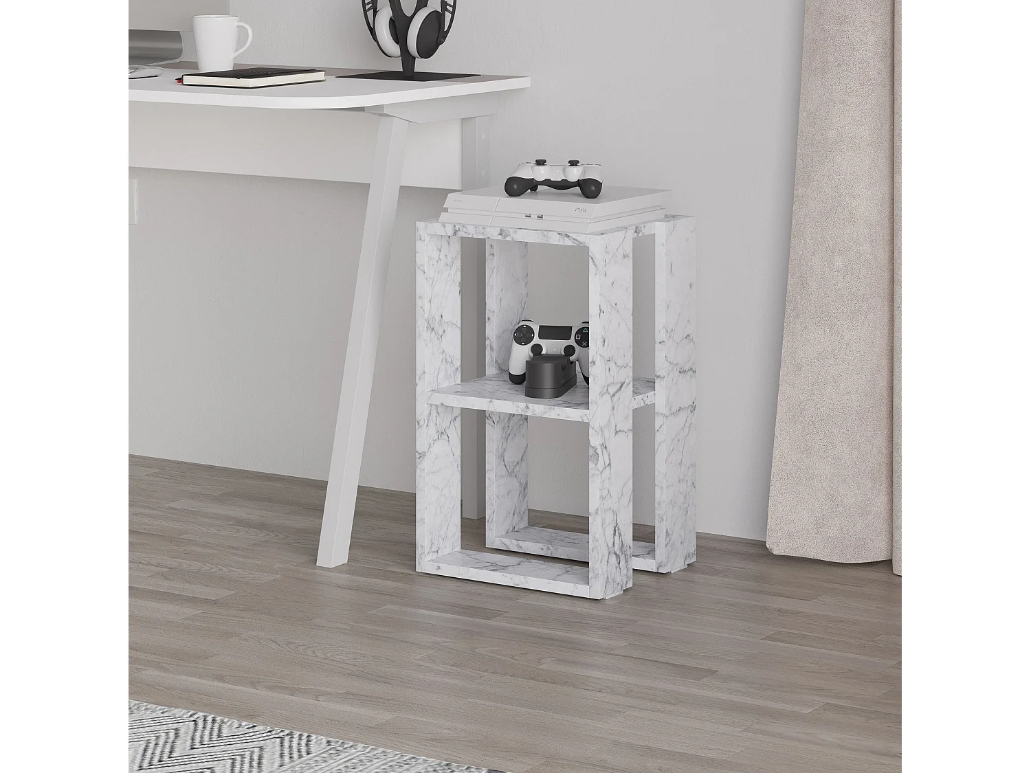 Table de chevet en aggloméré Lonie