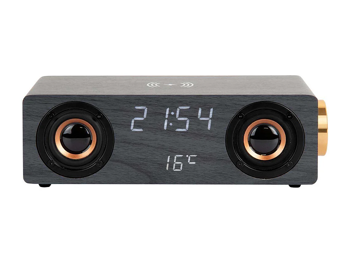 Réveil avec chargeur à induction et enceinte Bluetooth Classic