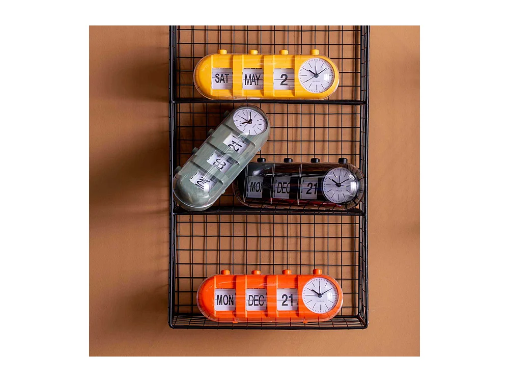 Réveil Retro Tube Calendar Flip