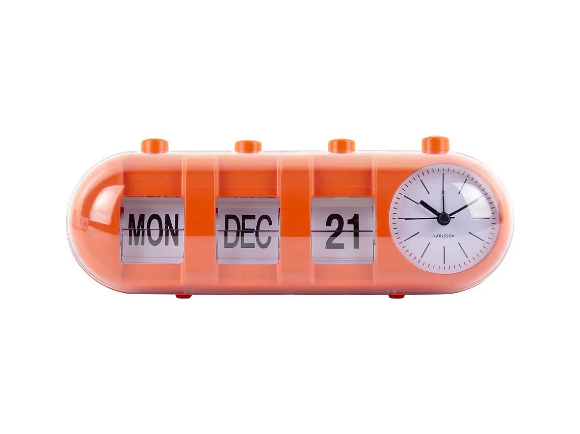 Réveil Retro Tube Calendar Flip