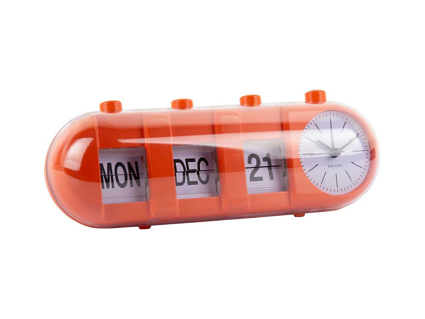 Réveil Retro Tube Calendar Flip