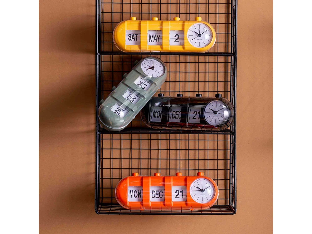 Réveil Retro Tube Calendar Flip