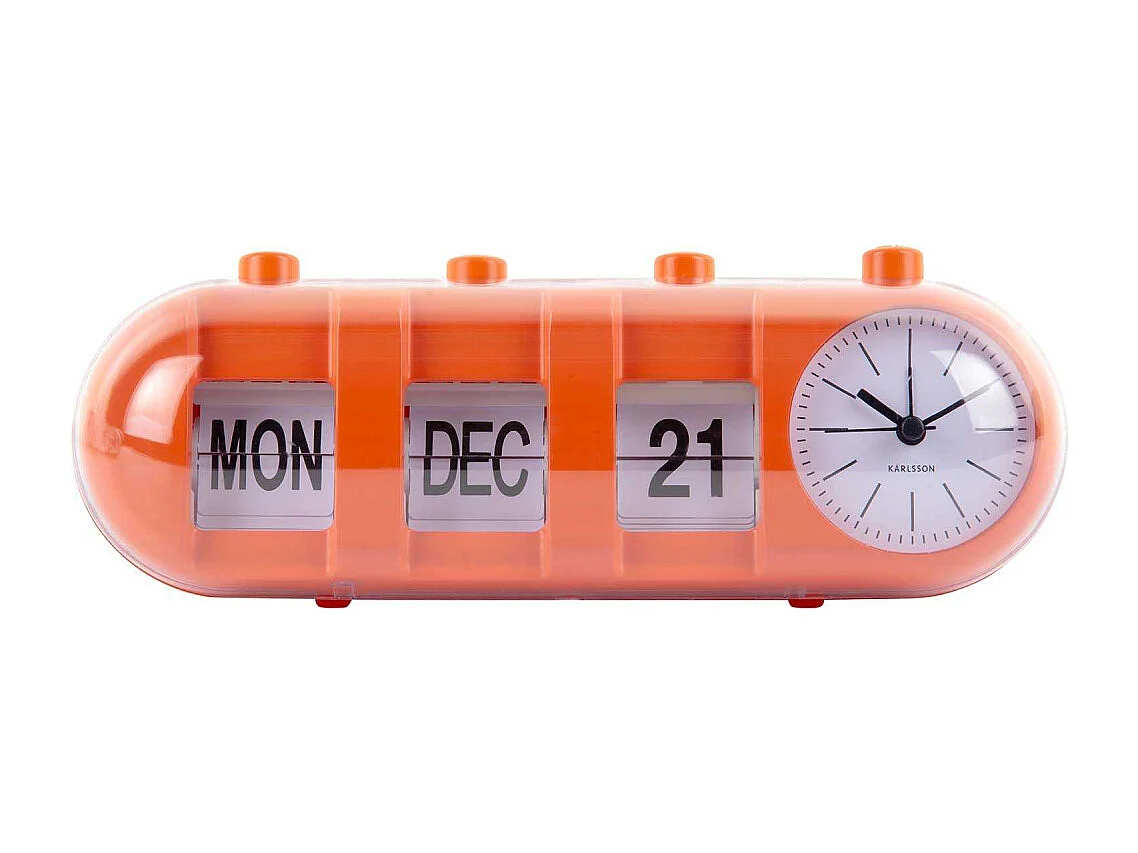 Réveil Retro Tube Calendar Flip
