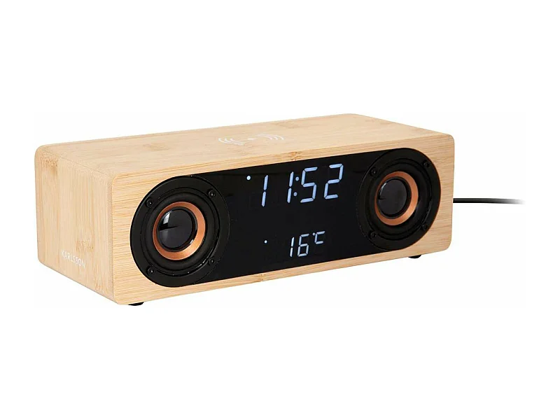 Réveil avec chargeur à induction et enceinte Bluetooth Classic