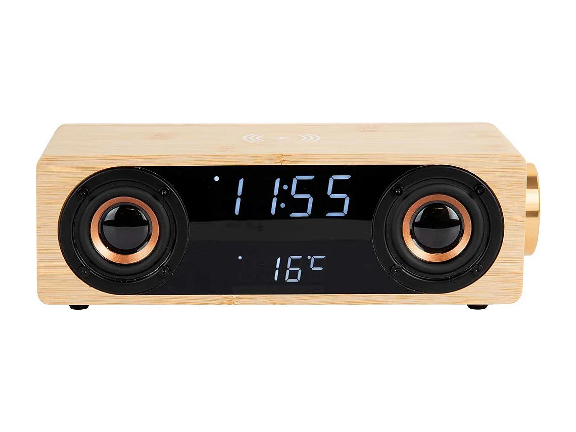 Réveil avec chargeur à induction et enceinte Bluetooth Classic