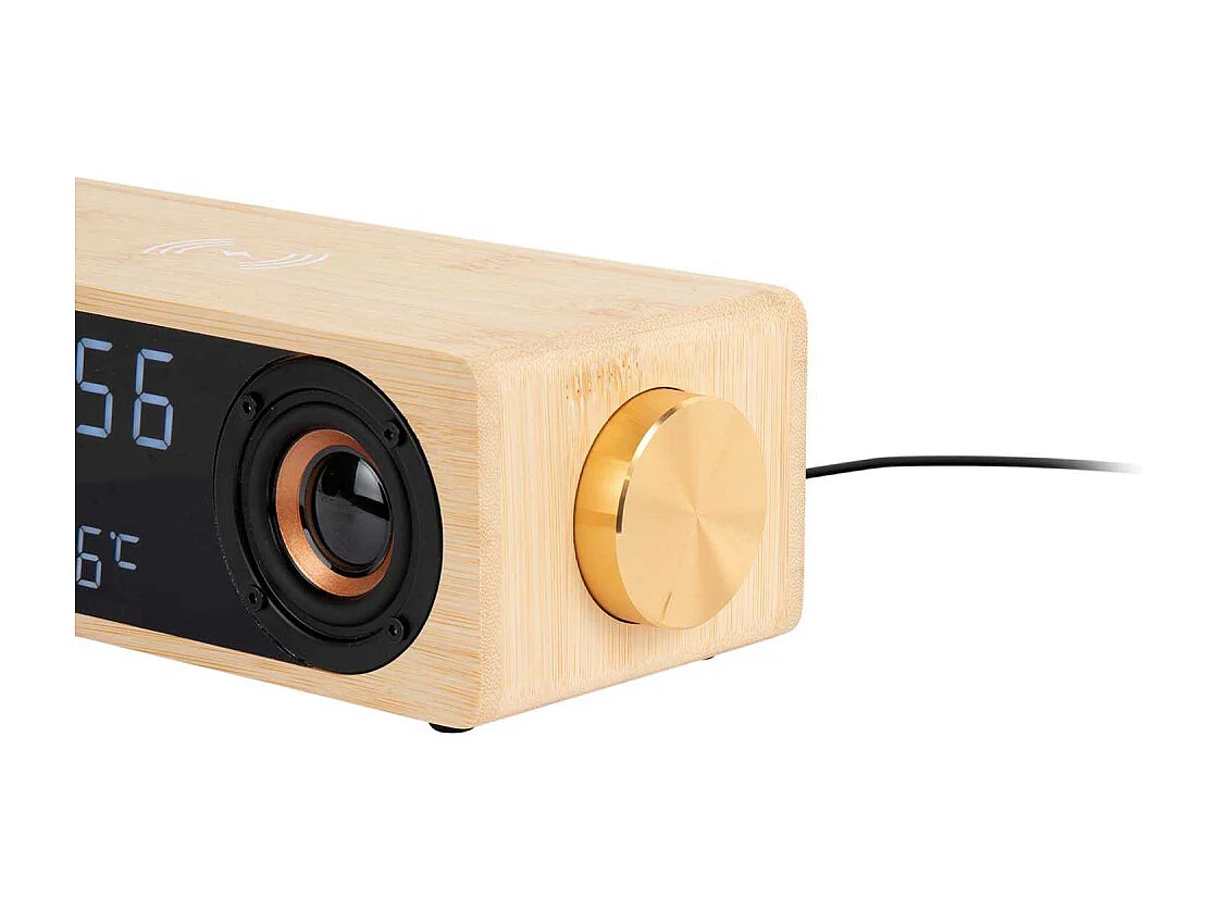 Réveil avec chargeur à induction et enceinte Bluetooth Classic