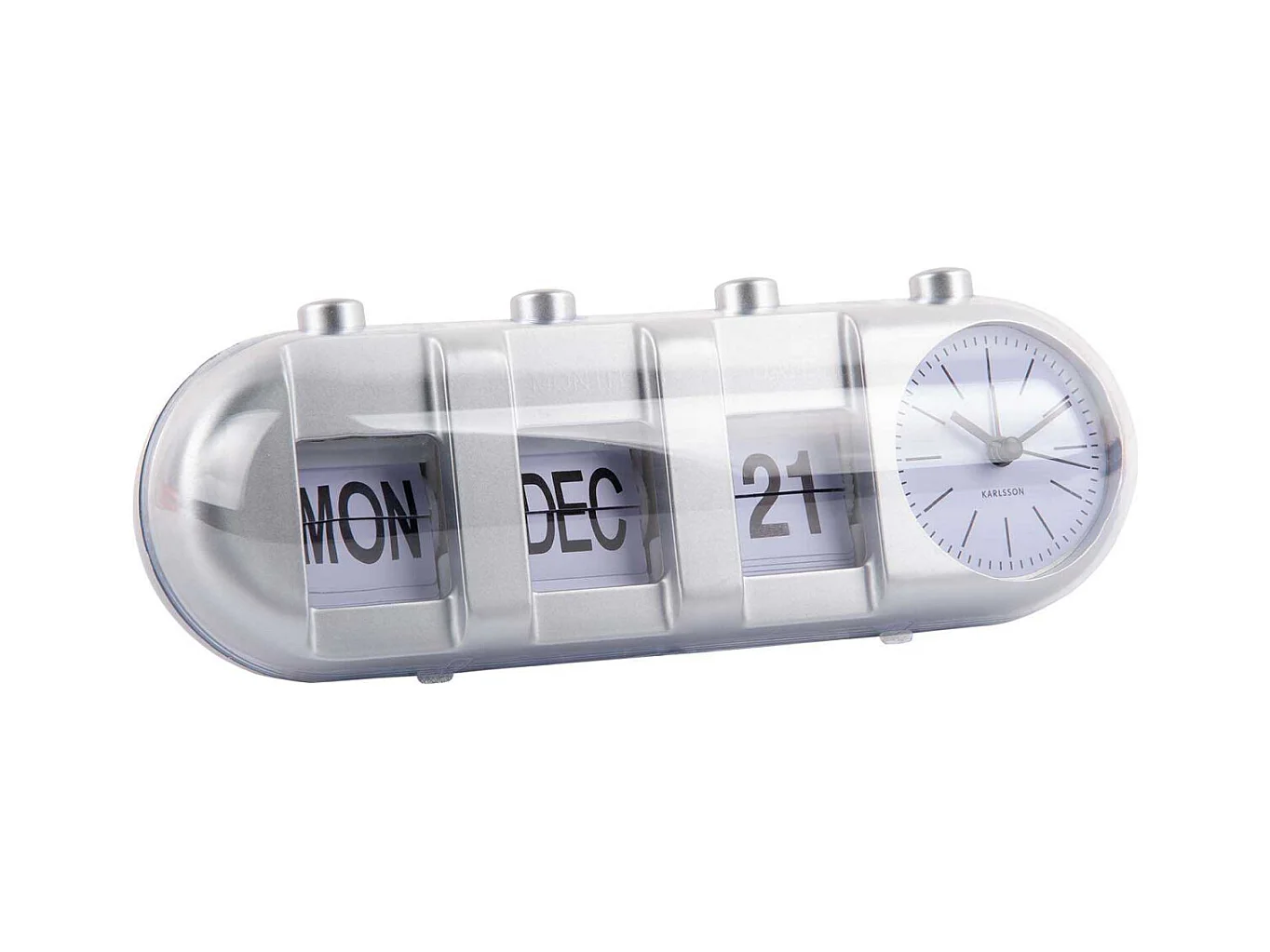 Réveil Retro Tube Calendar Flip