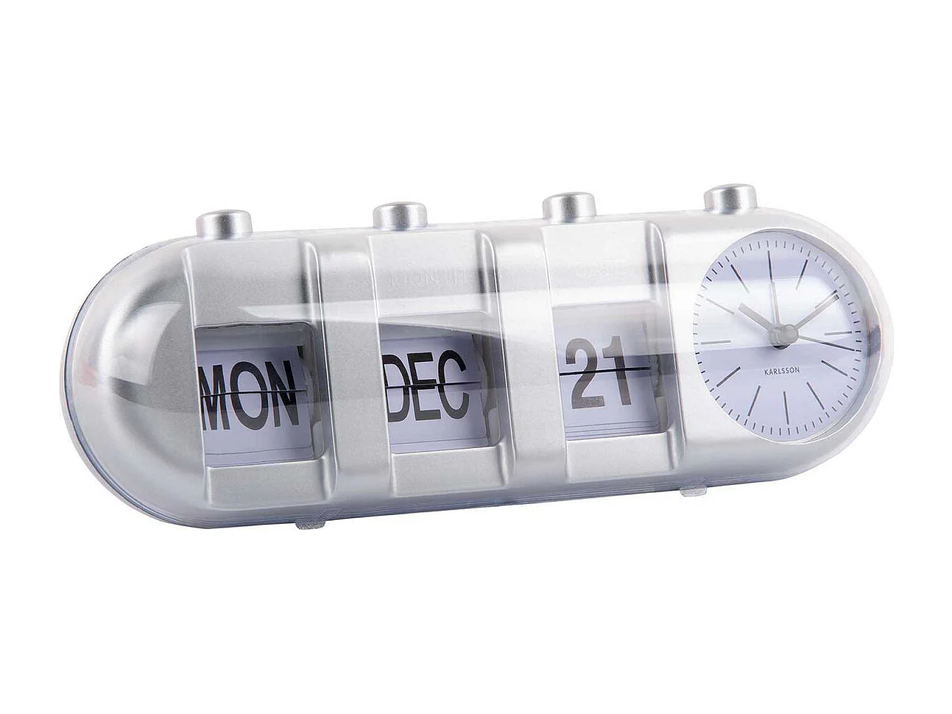 Réveil Retro Tube Calendar Flip