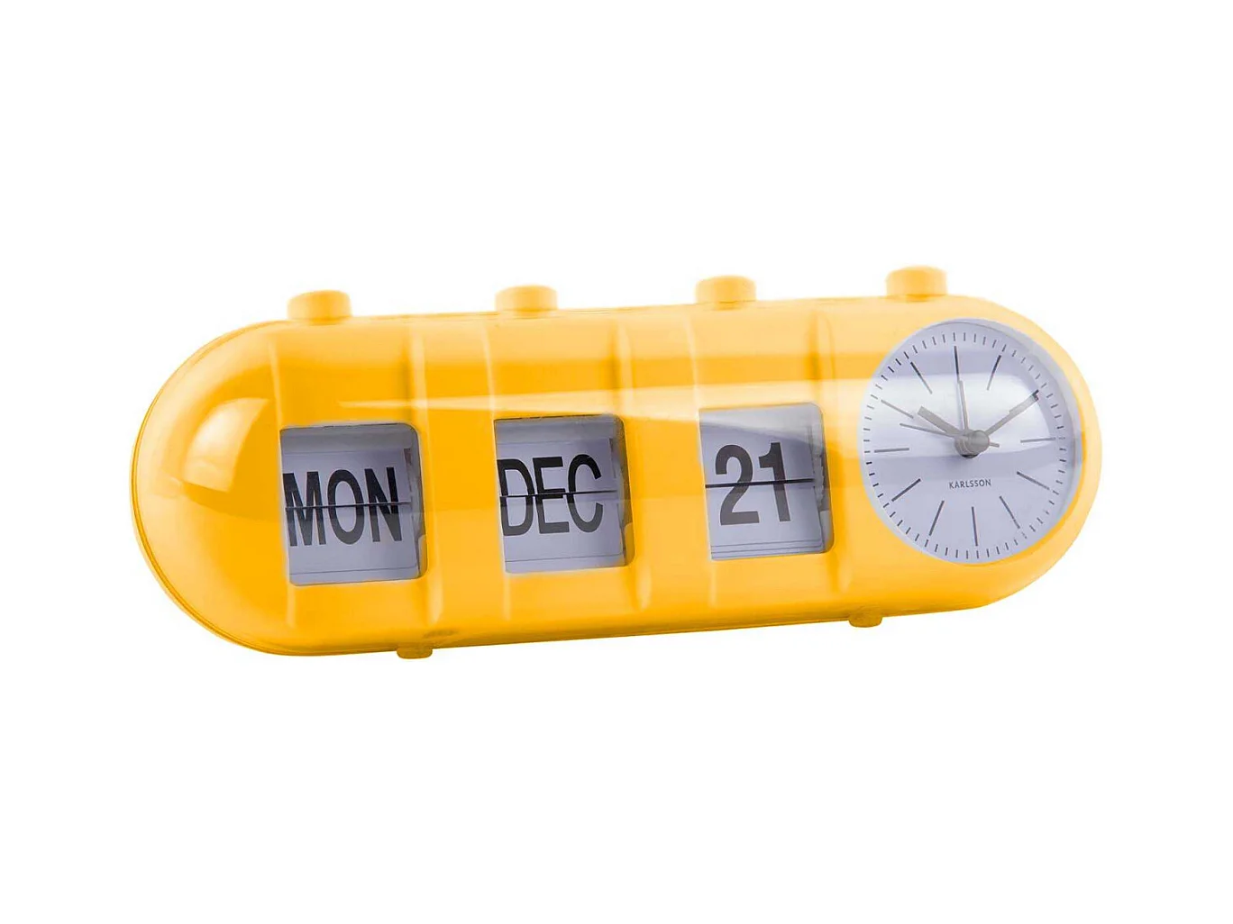 Réveil Retro Tube Calendar Flip