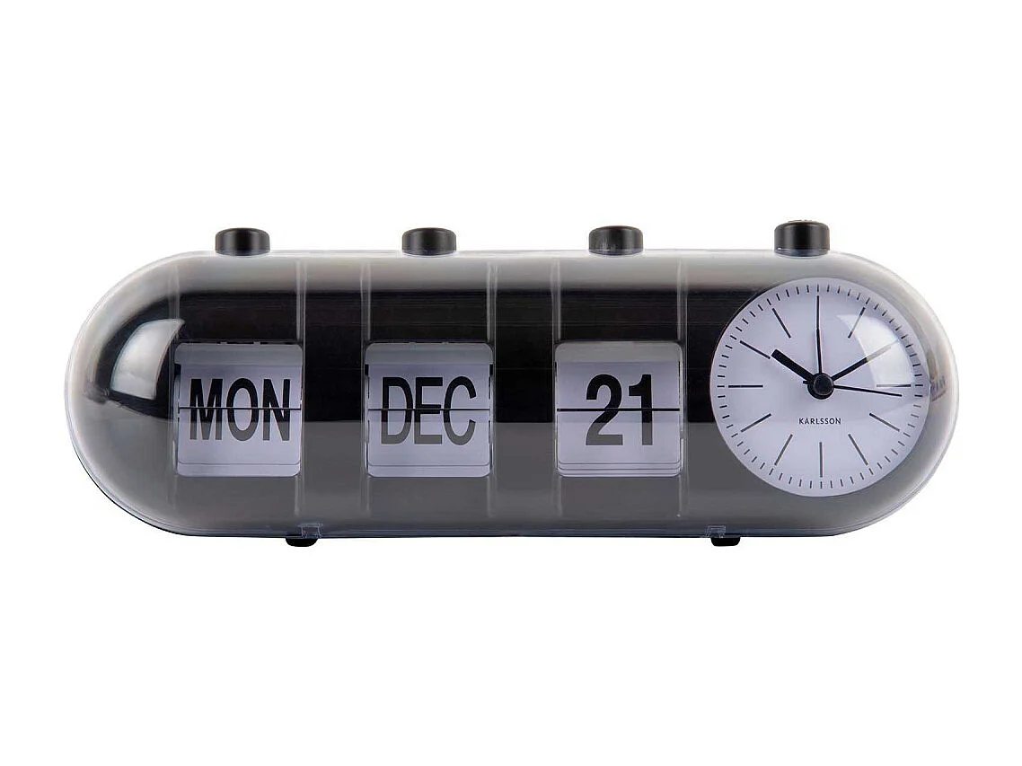 Réveil Retro Tube Calendar Flip