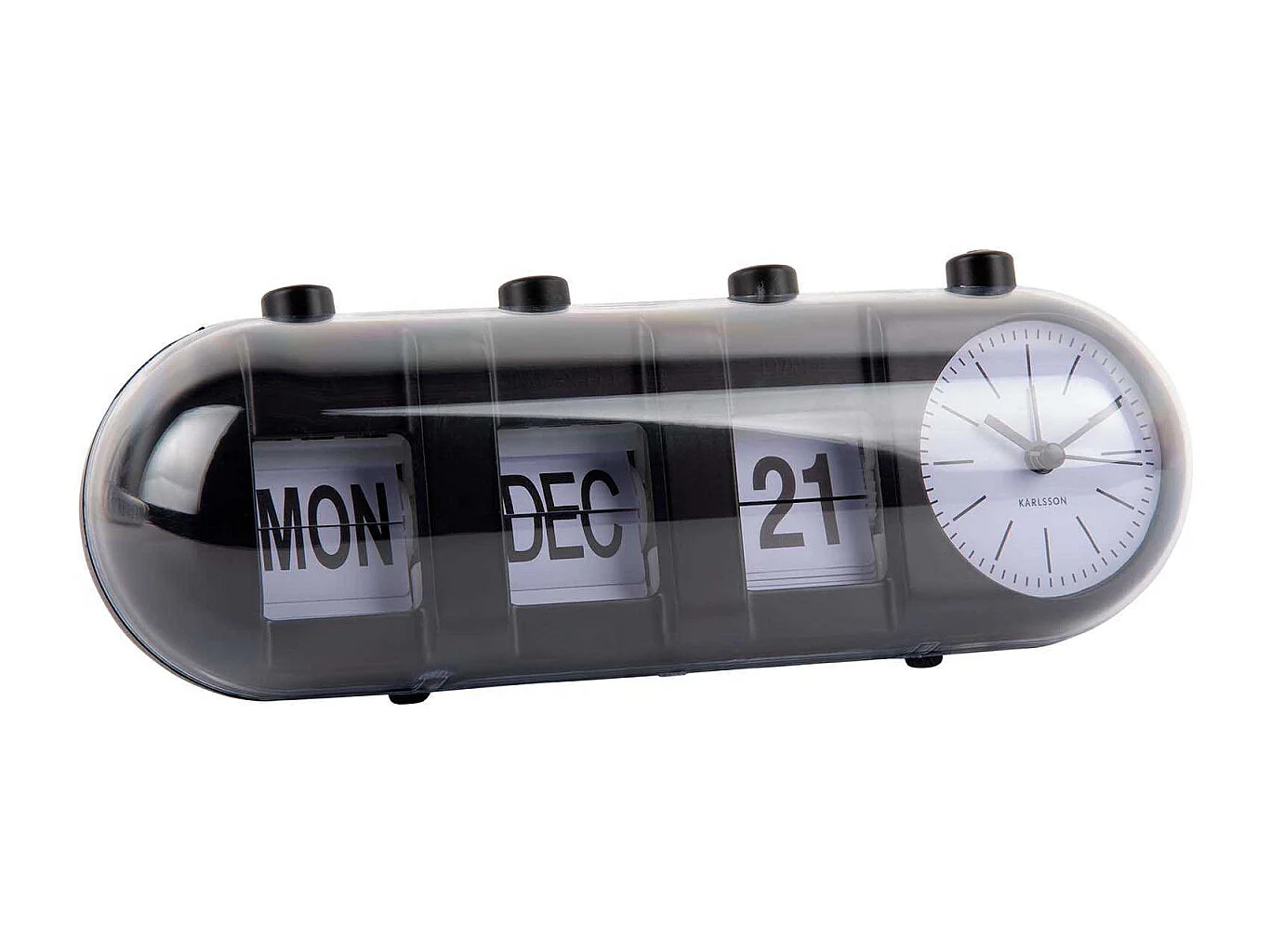 Réveil Retro Tube Calendar Flip