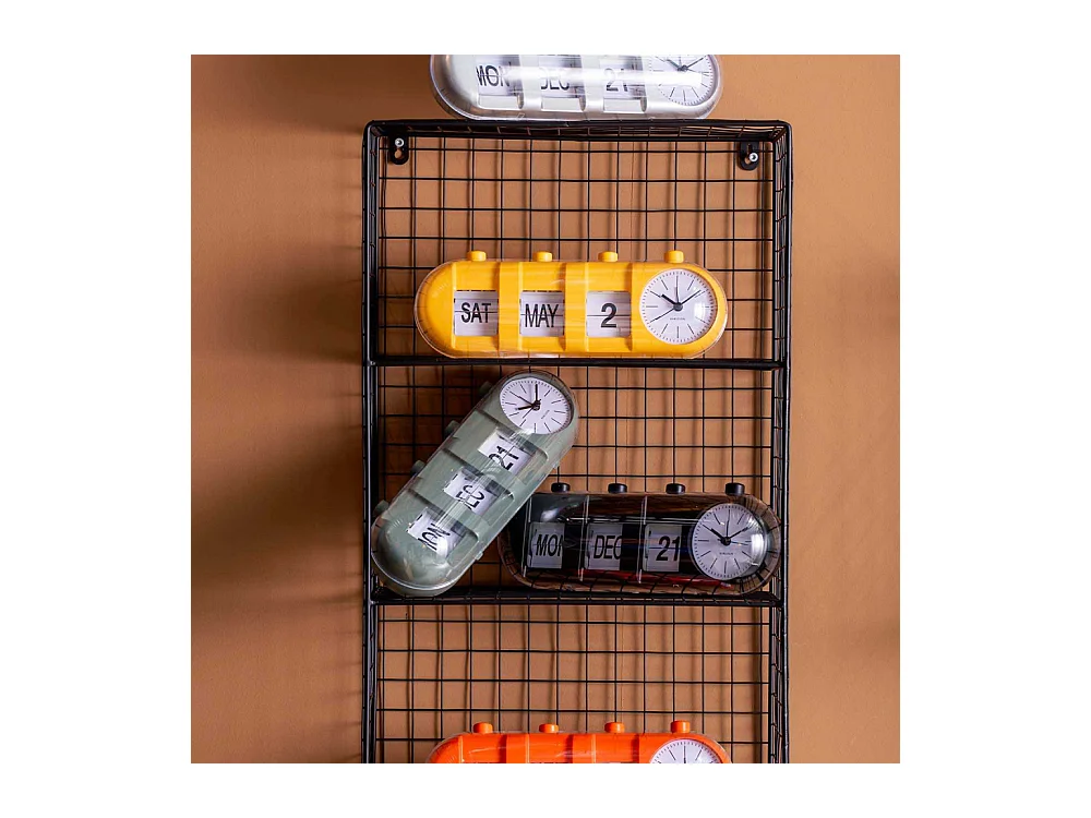 Réveil Retro Tube Calendar Flip