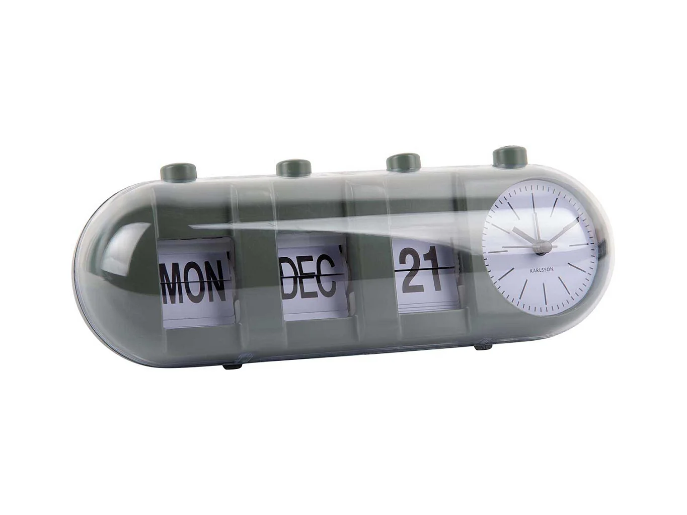 Réveil Retro Tube Calendar Flip