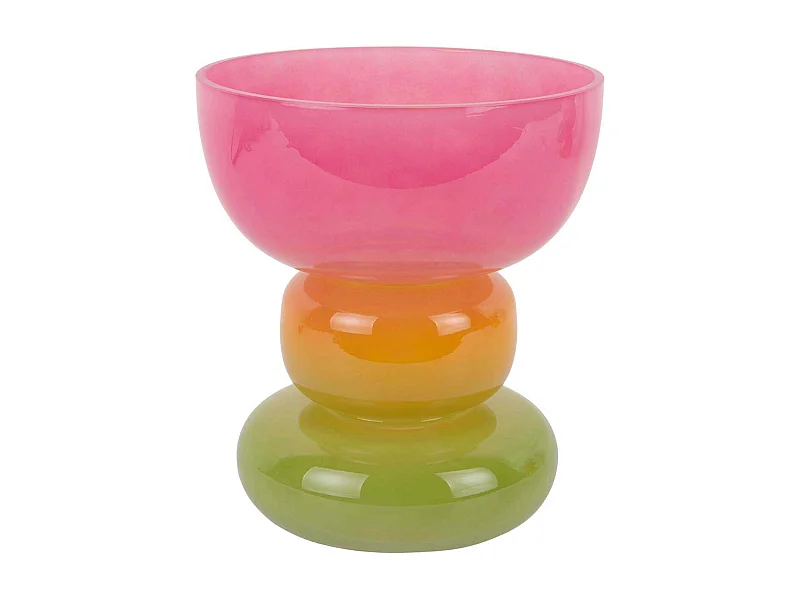 Vase en verre Funky Vibes Taille 2 : 18 x 20,5 cm