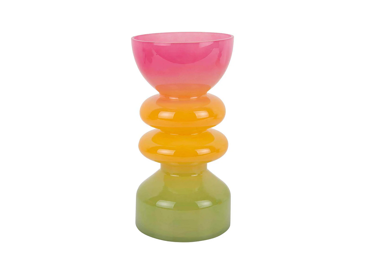 Vase en verre Funky Vibes Taille 3 : 13 x 25 cm