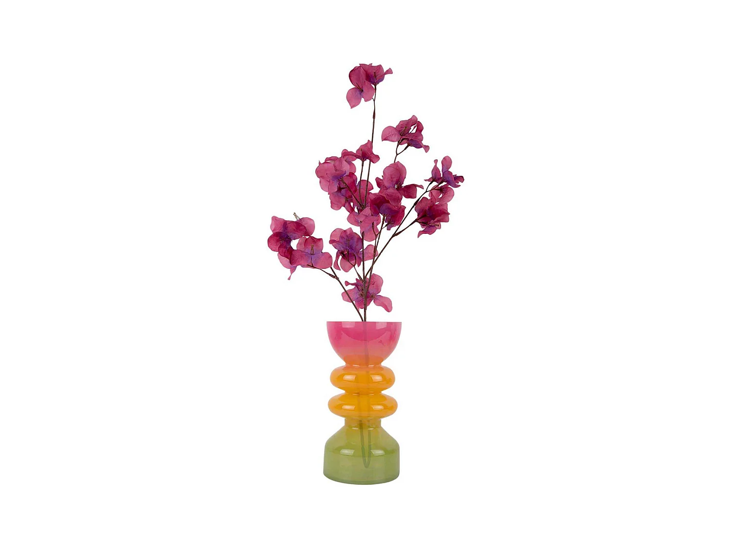 Vase en verre Funky Vibes Taille 3 : 13 x 25 cm