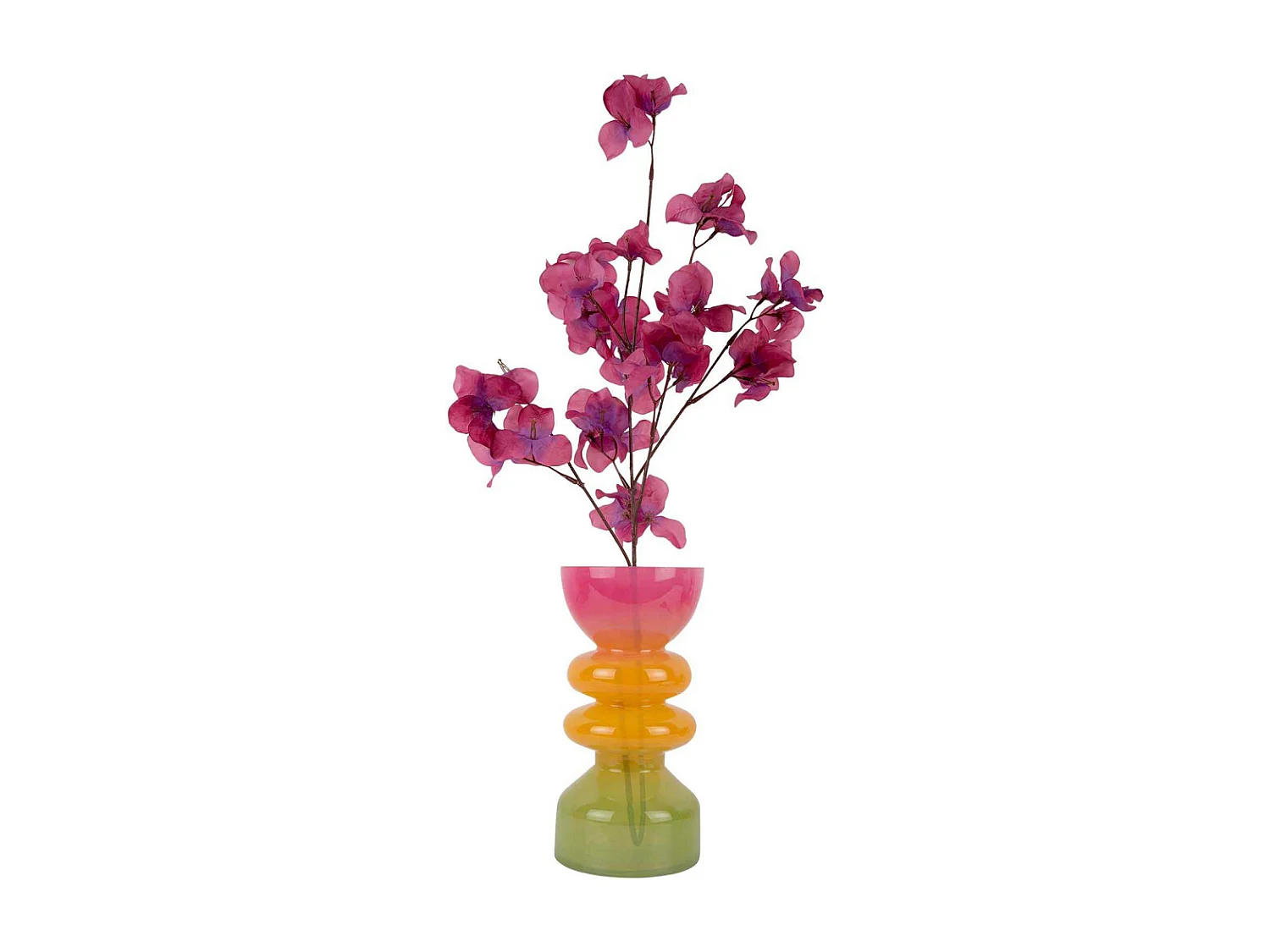 Vase en verre Funky Vibes Taille 3 : 13 x 25 cm