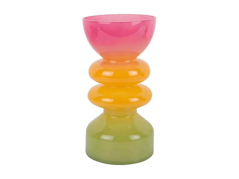 Vase en verre Funky Vibes Taille 3 : 13 x 25 cm
