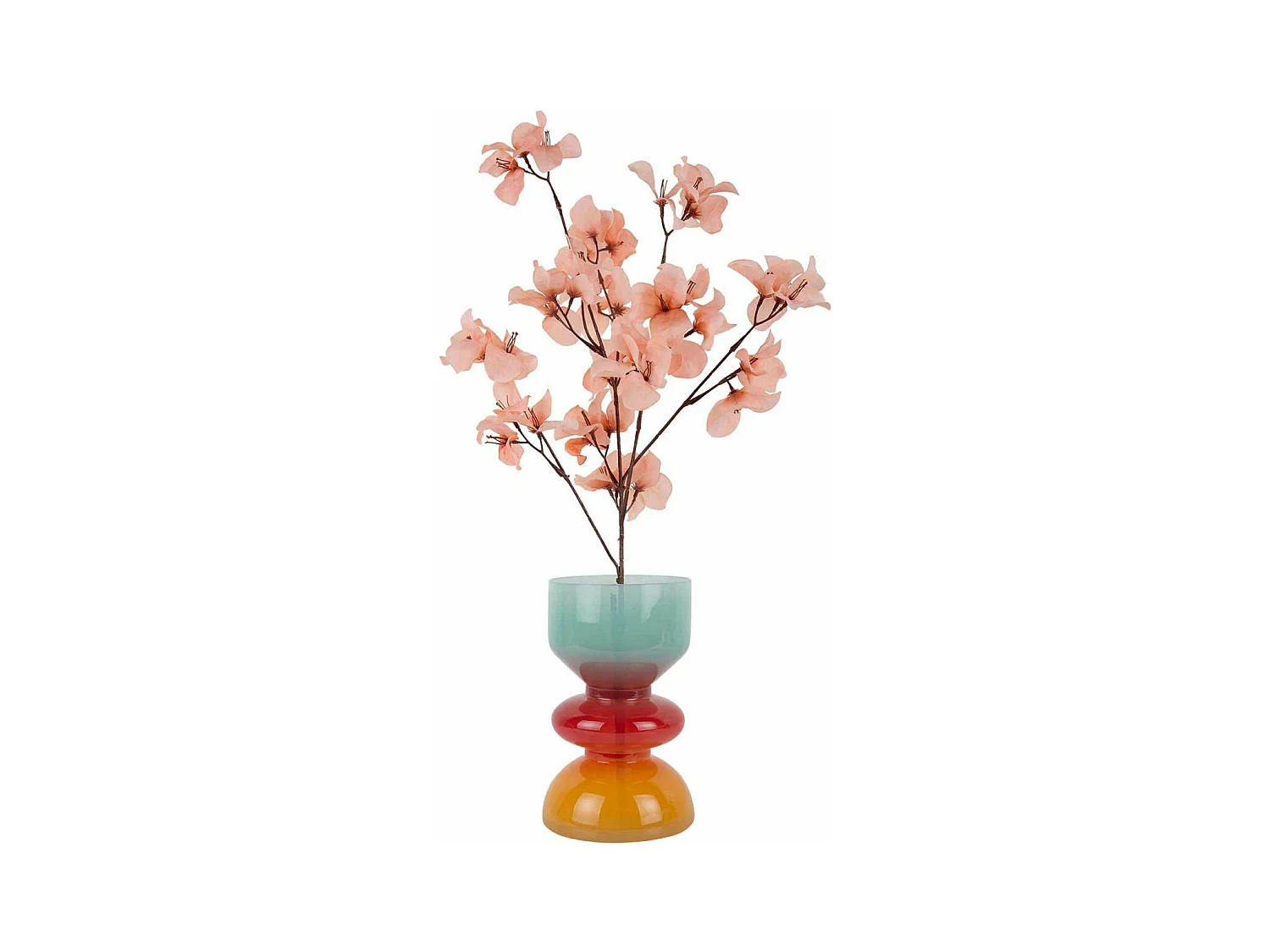 Vase en verre Summer Vibes Taille 1 : 12,5 x 20,5 cm