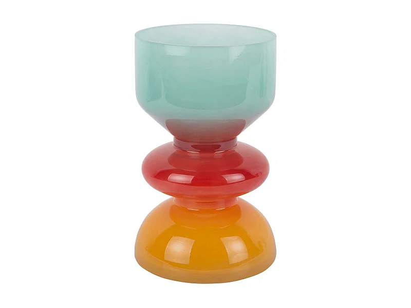 Vase en verre Summer Vibes Taille 1 : 12,5 x 20,5 cm