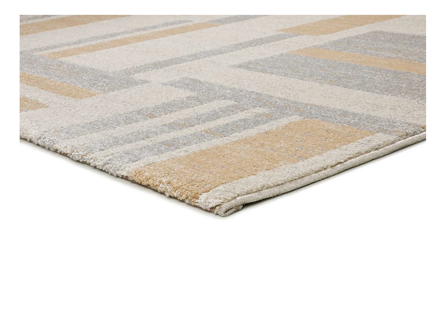 Tapis intérieur - géométrique - beige - 200 x 290 cm - CRAFT