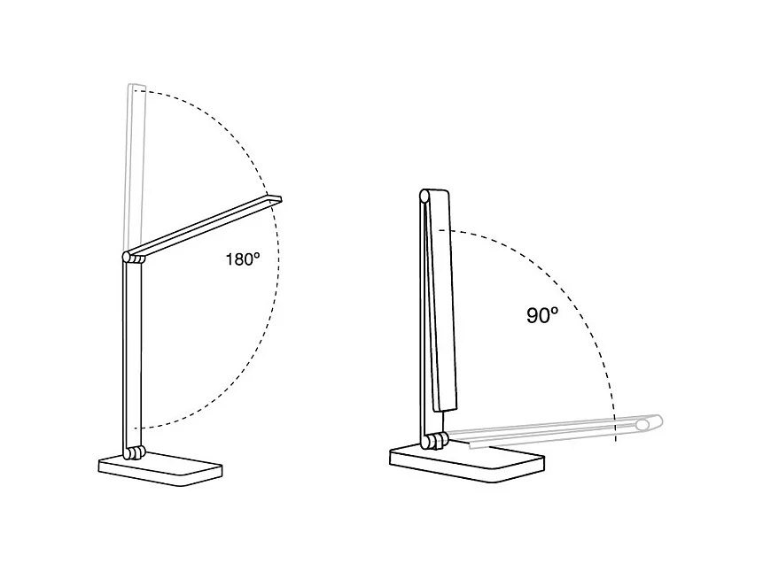 Flexo LED 5W com bateria recarregável Norima White CCT Dim