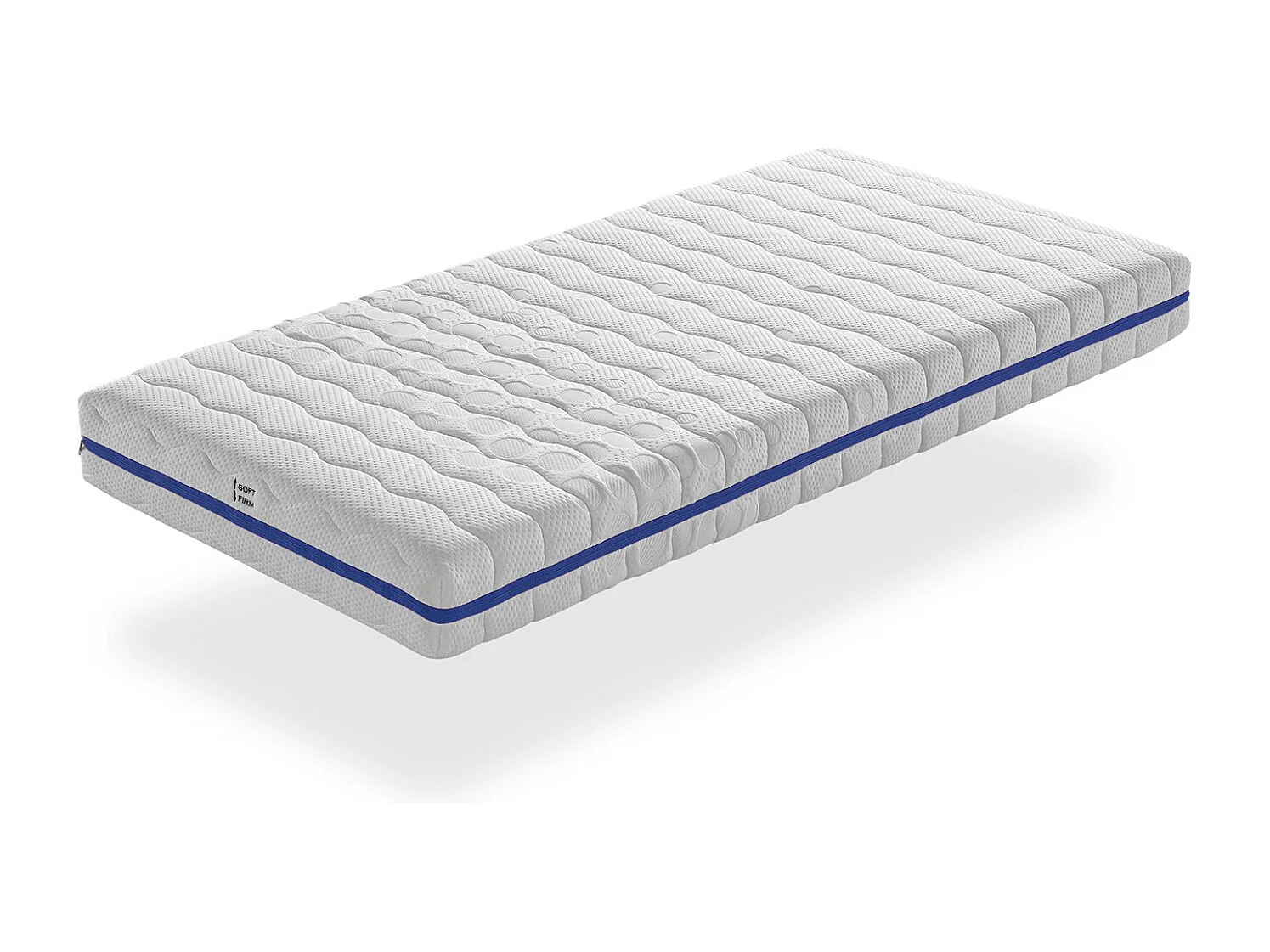 Matelas 90X190 BELICE en mousse Hauteur 20 cm | 2 fermetés en 1 | Niveau de dureté H2 et H3 | Articulé