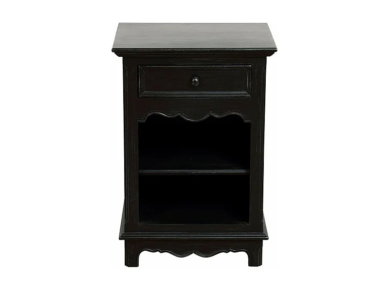 Table de chevet MDF Noir - Harmonie Interior's