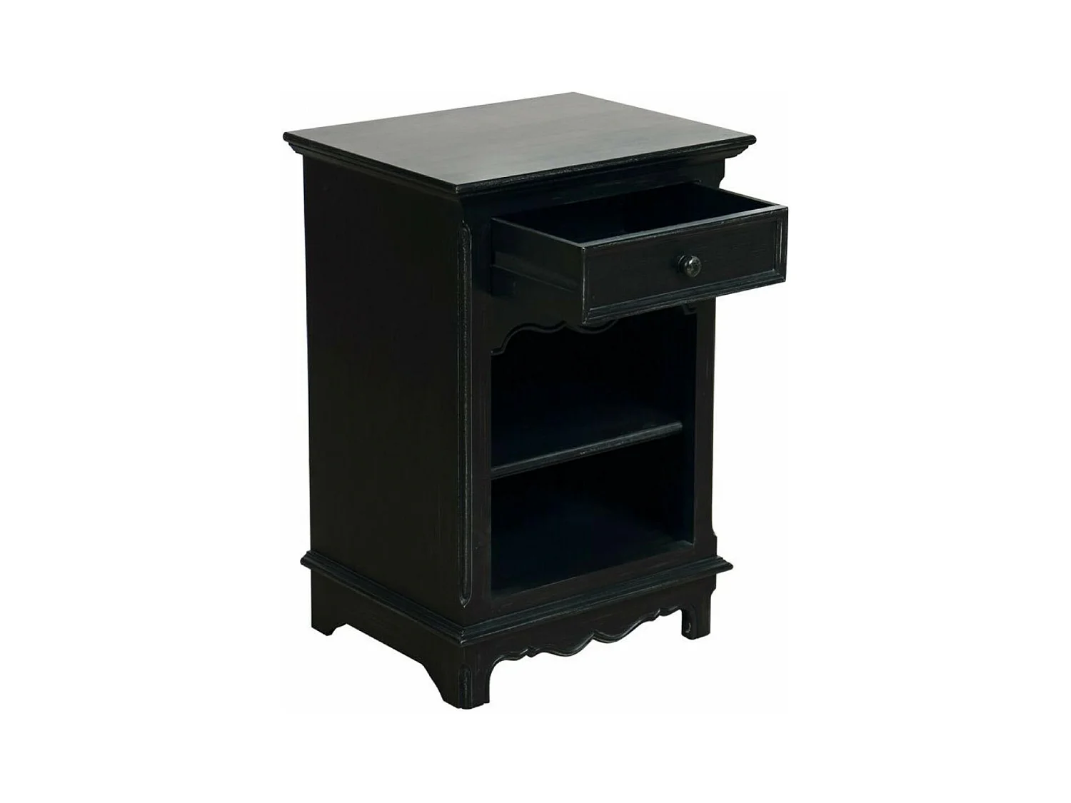 Table de chevet MDF Noir - Harmonie Interior's