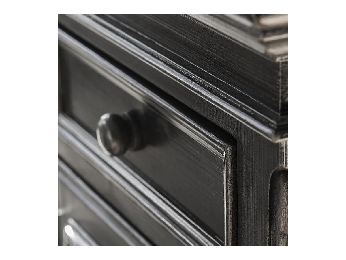 Table de chevet MDF Noir - Harmonie Interior's