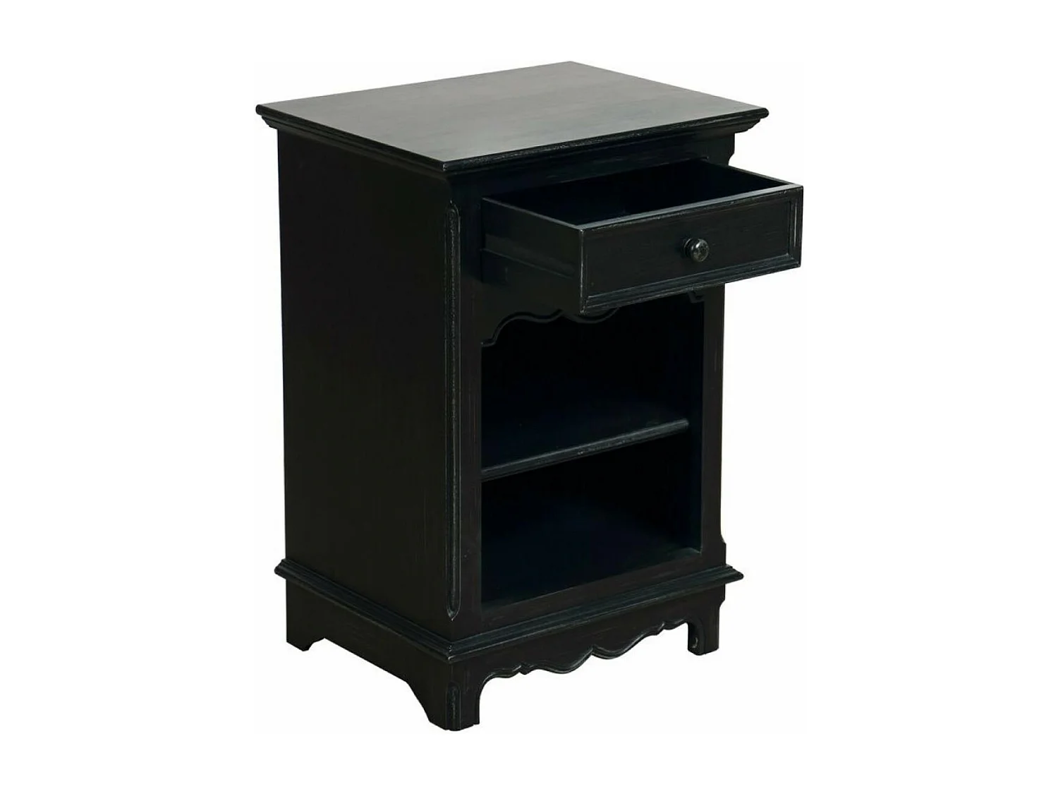 Table de chevet MDF Noir - Harmonie Interior's