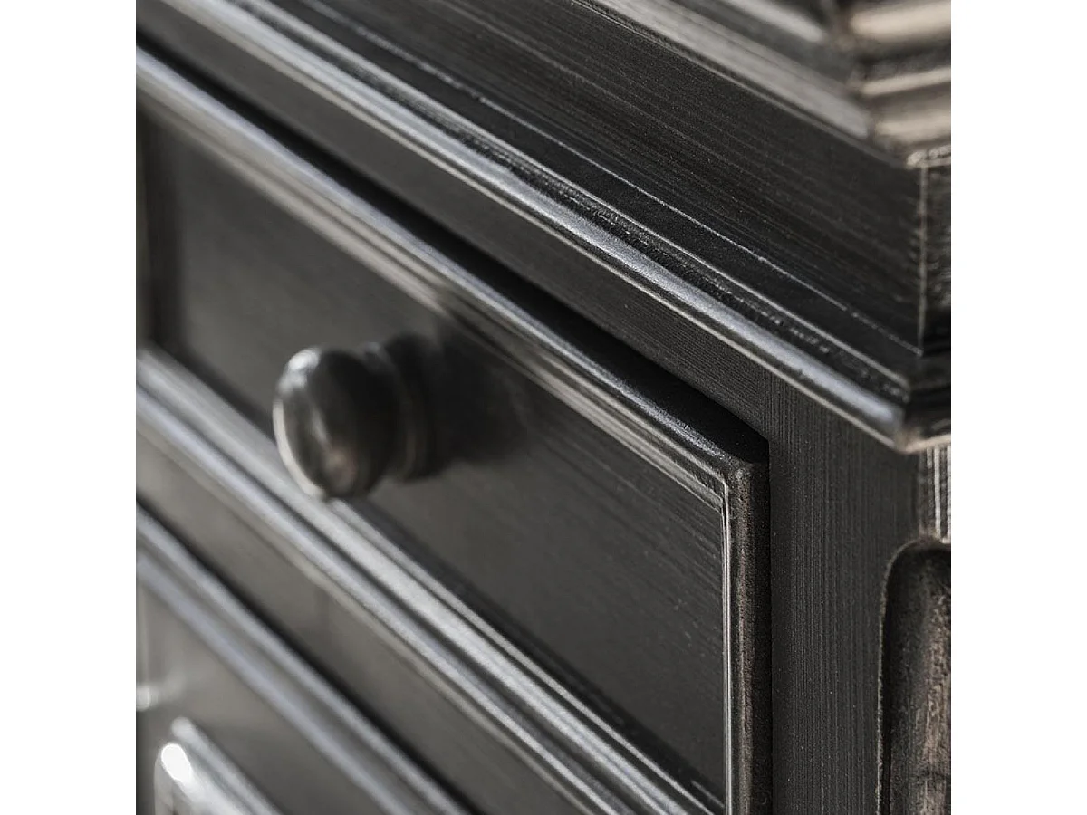 Table de chevet MDF Noir - Harmonie Interior's