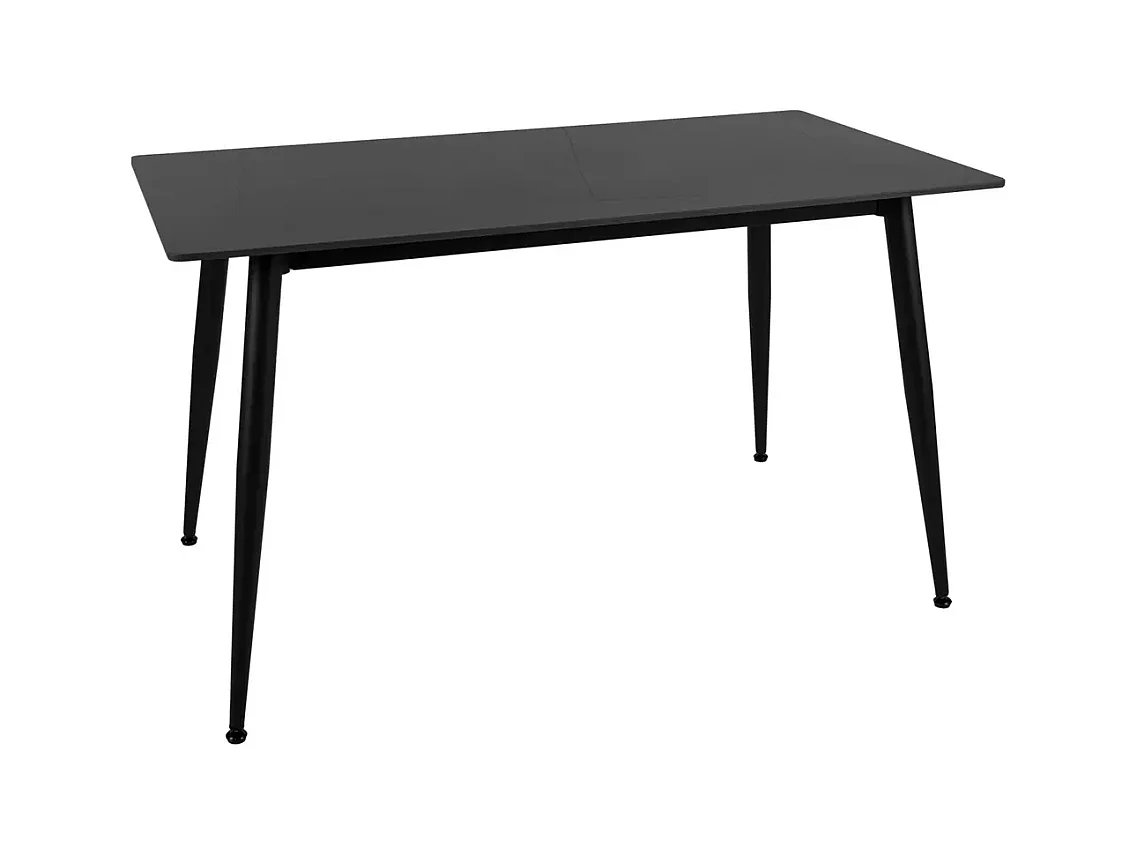 Tavolo da pranzo Rion (70x130)/ceramica/metallo/Nero