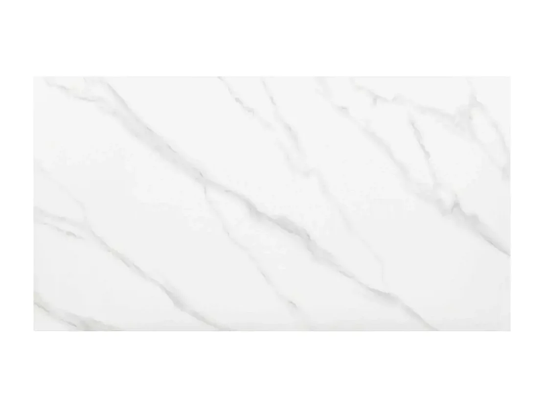 Table à manger Rion (70x130)/céramique/métal/Blanc