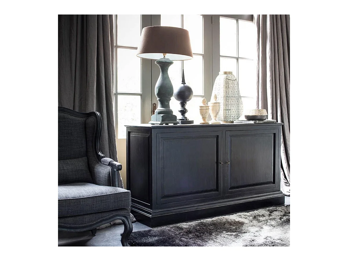 Caisson Bois Noir - Manoir Interior's