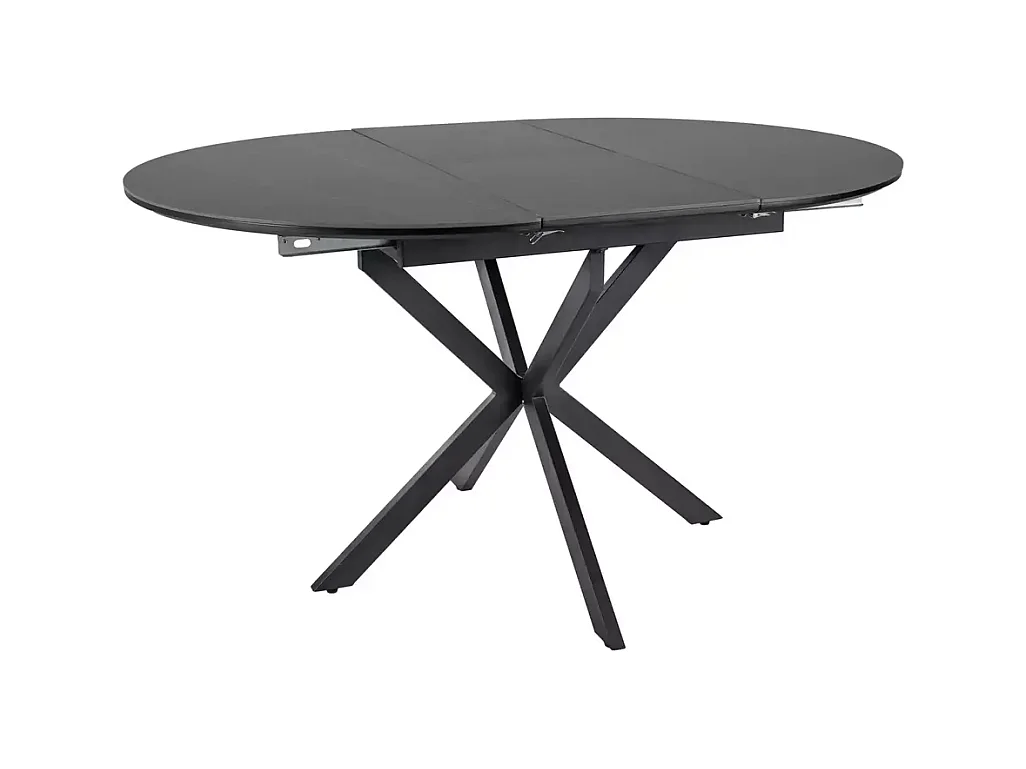 Esstisch Gaston(100x135)/Keramik/Metall/Schwarz