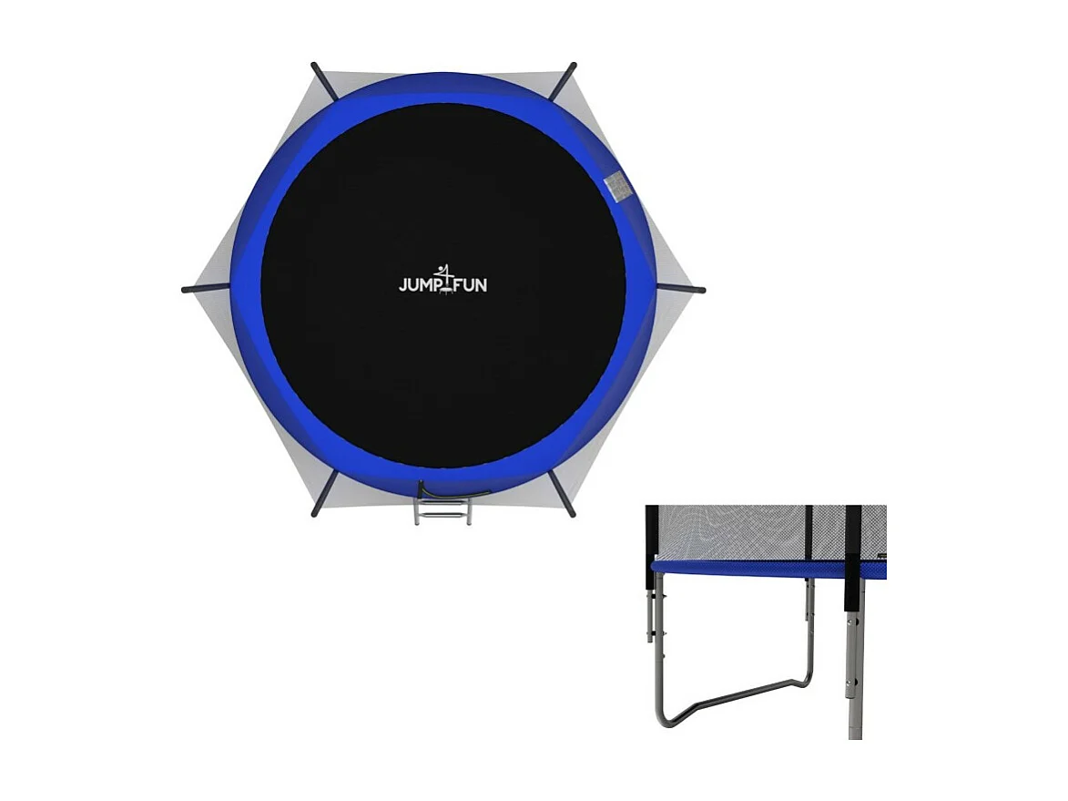 Trampoline pour enfant Jump4Fun Deluxe filet extérieur -8FT (244 cm)