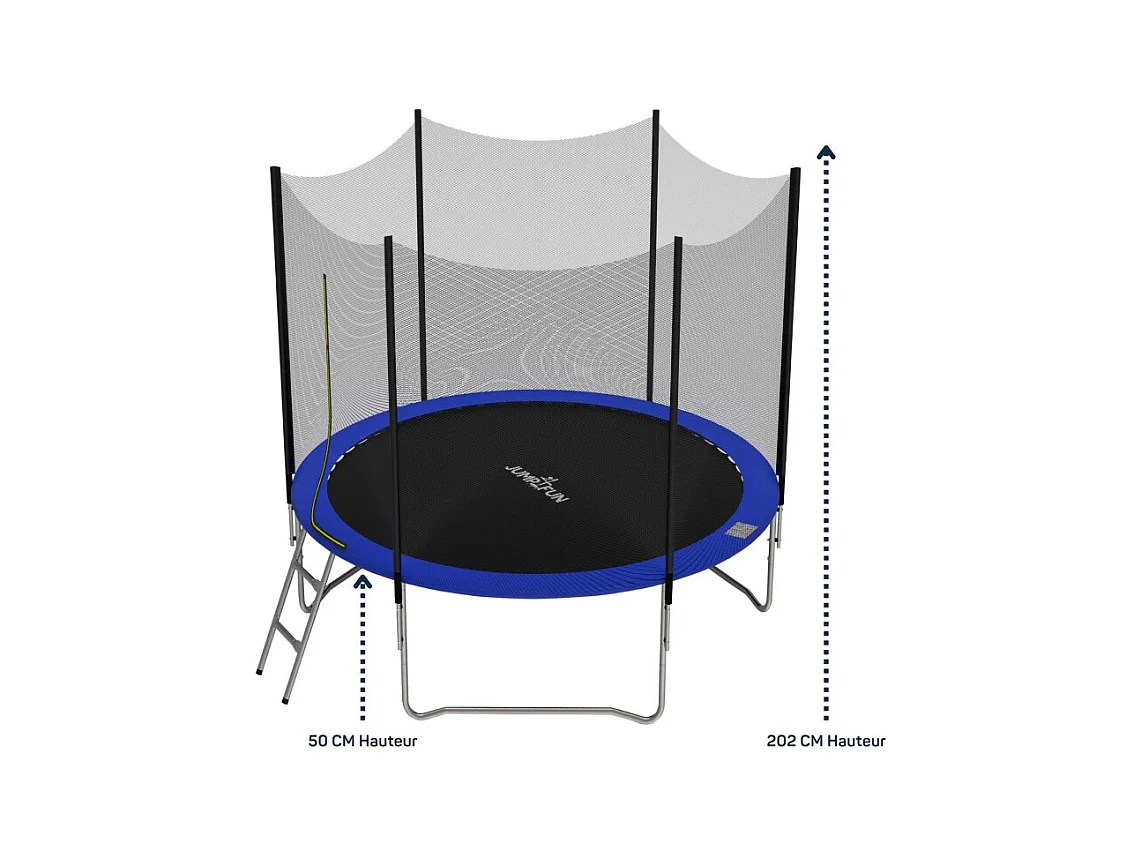Trampoline pour enfant Jump4Fun Deluxe filet extérieur -6FT (185 cm)