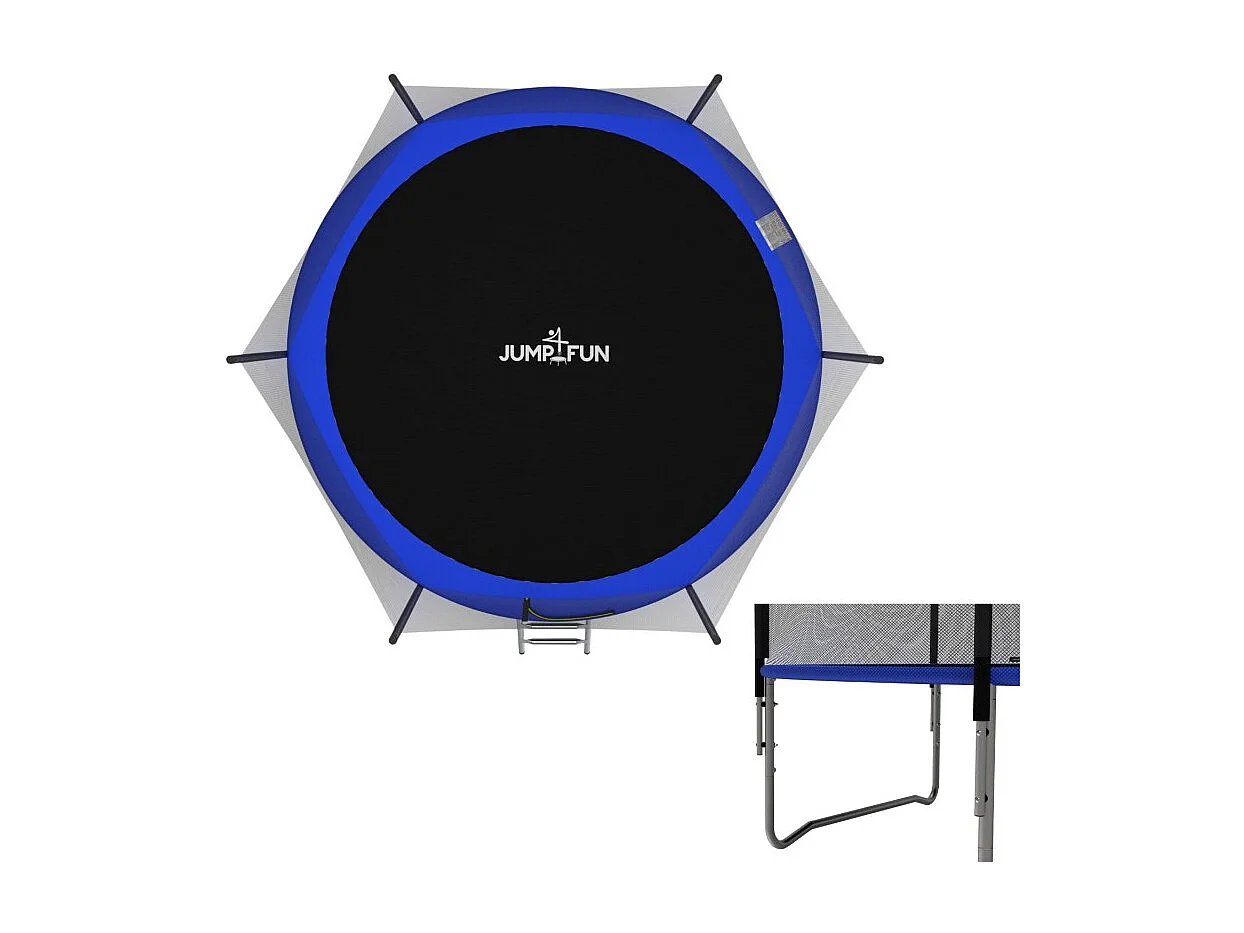 Trampoline pour enfant Jump4Fun Deluxe filet extérieur -6FT (185 cm)