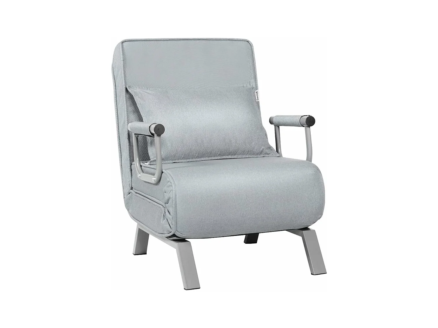 4-in-1 slaapstoel, inklapbaar, slaapbank met 5 standen, verstelbare rugleuning,bankbed met metalen frame, belastbaar tot 150 kg TH32639